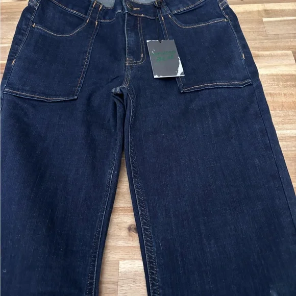 Studio Blue Sustainable Deep Indigo Straight Jeans size 28. - Picture 1 of 8